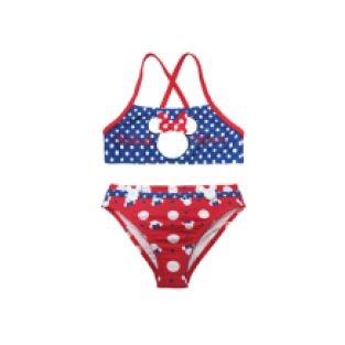 Minnie Mouse Bikini - Blauw / Rood