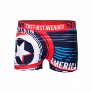 Captain America zwemboxer - Rood